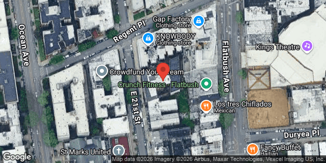 Aerial map of 351 EAST 21 STREET, Brooklyn