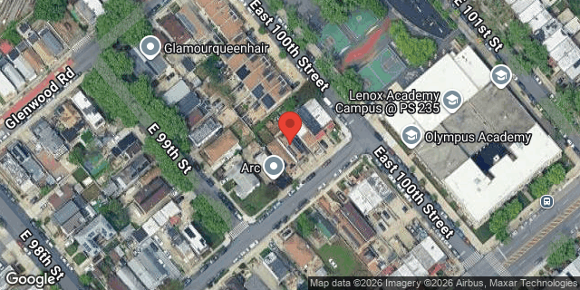 Aerial map of 287 CONKLIN AVENUE, Brooklyn