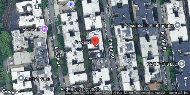 Aerial map of 220 EAST 18 STREET, Brooklyn