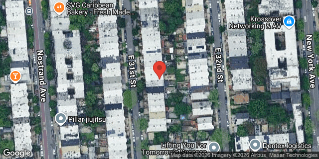 Aerial map of 193 EAST 31 STREET, Brooklyn