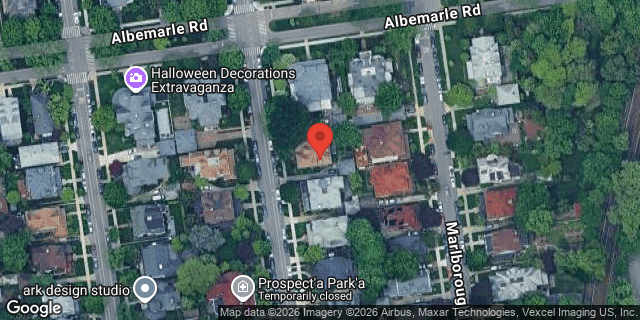Aerial map of 147 RUGBY ROAD, Brooklyn
