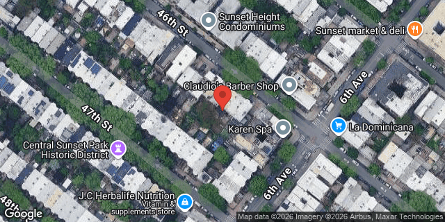 Aerial map of 566 46 STREET, Brooklyn