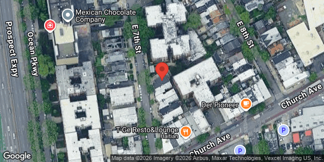 Aerial map of 241 EAST 7 STREET, Brooklyn