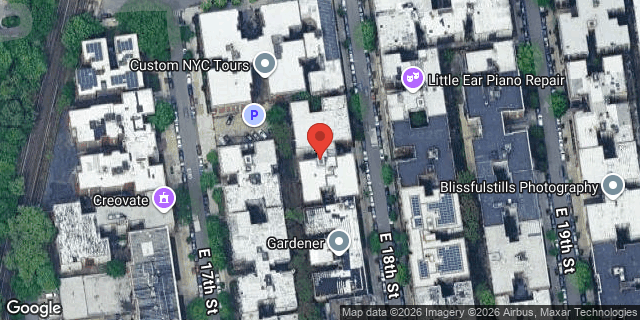 Aerial map of 200 EAST 18 STREET, Brooklyn