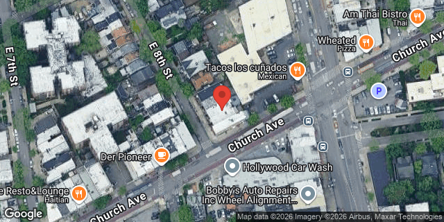 Aerial map of 165 EAST 8 STREET, Brooklyn