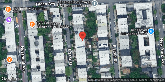 Aerial map of 179 EAST 31 STREET, Brooklyn