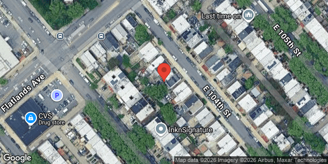 Aerial map of 928 EAST 104 STREET, Brooklyn