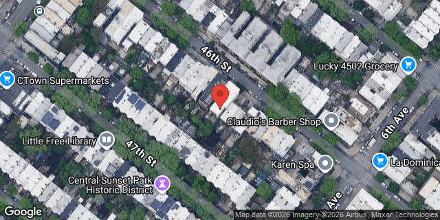 Aerial map of 552 46 STREET, Brooklyn
