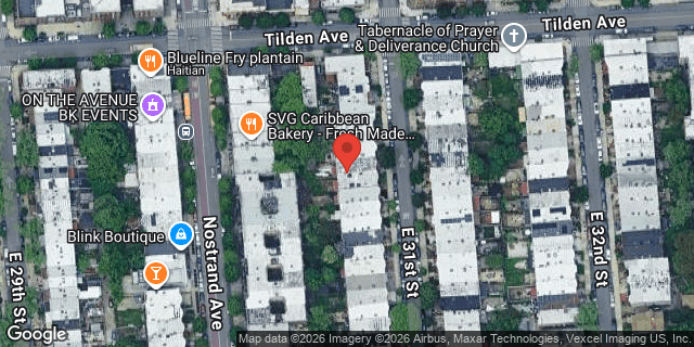 Aerial map of 174 EAST 31 STREET, Brooklyn