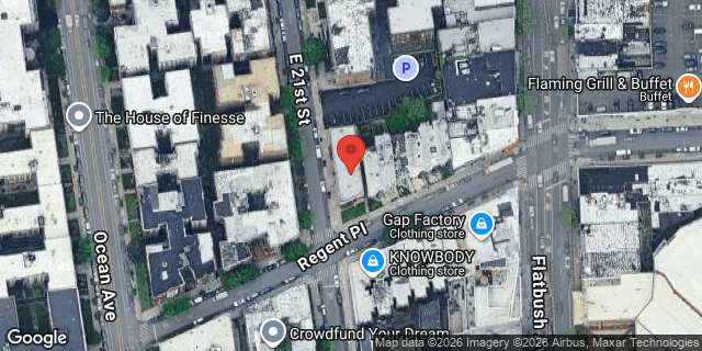 Aerial map of 325 EAST 21 STREET, Brooklyn