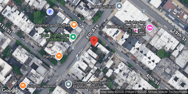 Aerial map of 4001 8 AVENUE, Brooklyn