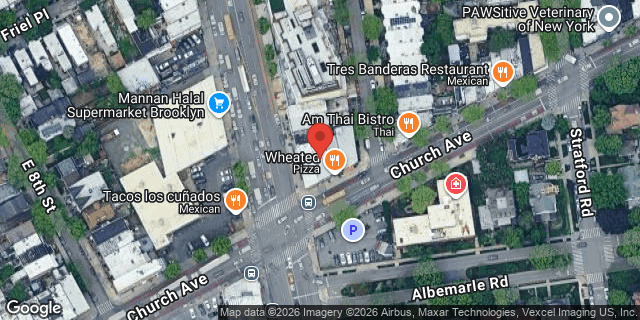 Aerial map of 903 CHURCH AVENUE, Brooklyn