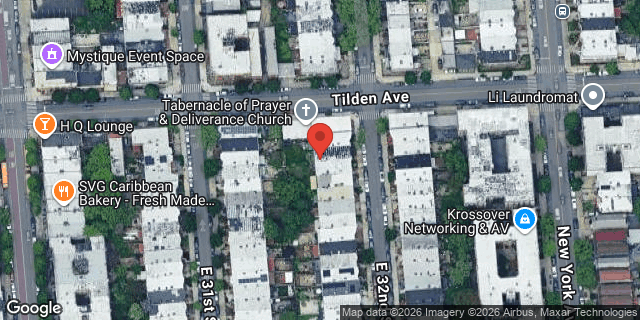 Aerial map of 162 EAST 32 STREET, Brooklyn