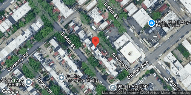 Aerial map of 251 EAST 86 STREET, Brooklyn