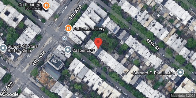 Aerial map of 417 49 STREET, Brooklyn