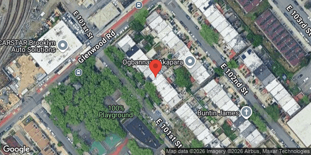 Aerial map of 719 EAST 101 STREET, Brooklyn