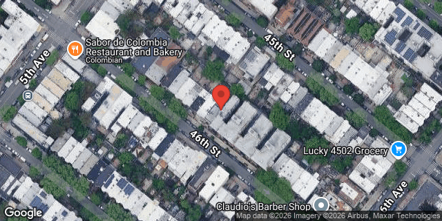 Aerial map of 539 46 STREET, Brooklyn