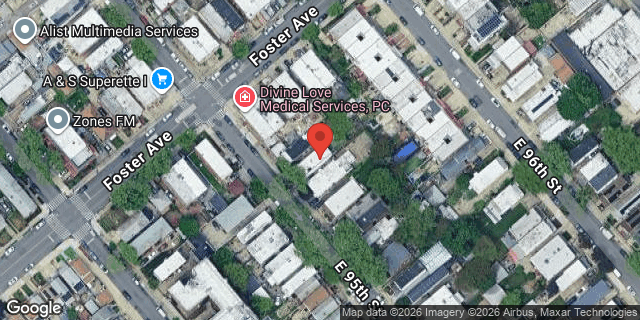 Aerial map of 937 EAST 95 STREET, Brooklyn