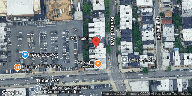 Aerial map of 2324 BEDFORD AVENUE, Brooklyn