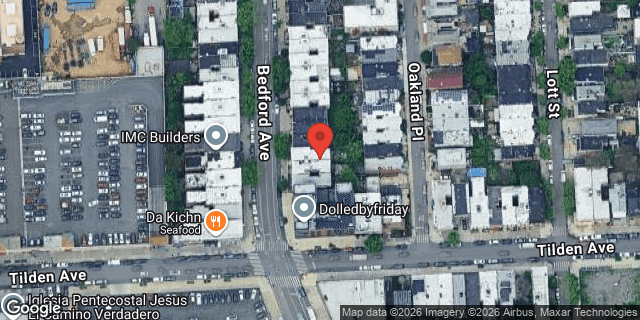 Aerial map of 2327 BEDFORD AVENUE, Brooklyn