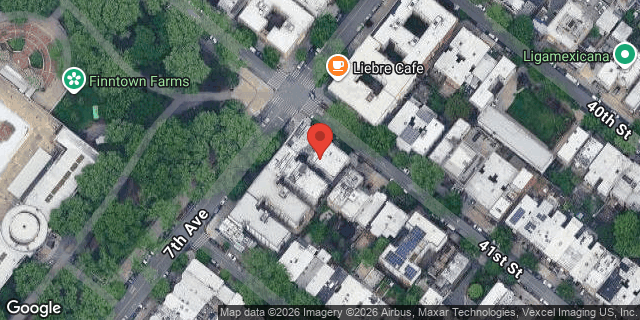 Aerial map of 4103 7 AVENUE, Brooklyn