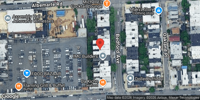 Aerial map of 2316 BEDFORD AVENUE, Brooklyn