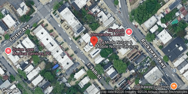 Aerial map of 945 EAST 96 STREET, Brooklyn