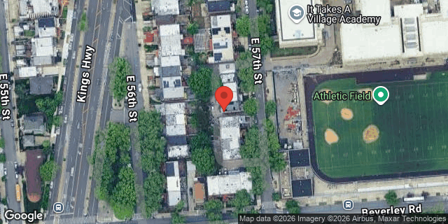 Aerial map of 346 EAST 57 STREET, Brooklyn