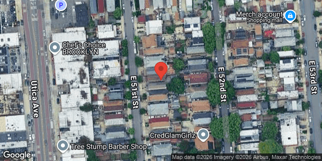 Aerial map of 577 EAST 51 STREET, Brooklyn