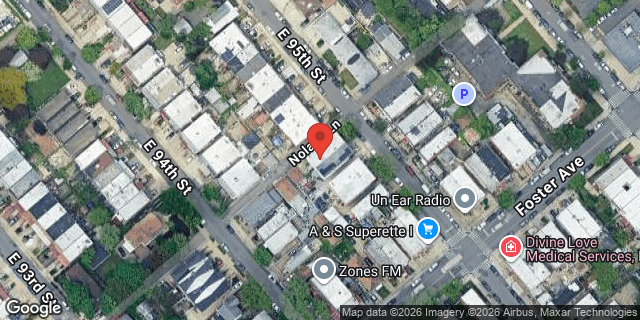 Aerial map of 896 EAST 95 STREET, Brooklyn