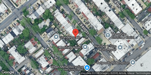 Aerial map of 238 EAST 88 STREET, Brooklyn