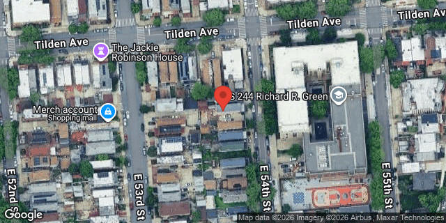 Aerial map of 434 EAST 54 STREET, Brooklyn