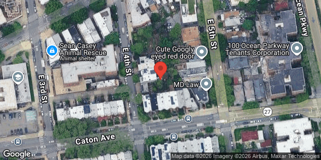 Aerial map of 179 EAST 4 STREET, Brooklyn