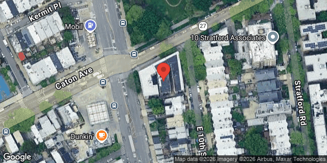Aerial map of 910 CATON AVENUE, Brooklyn