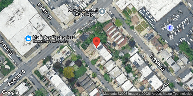 Aerial map of 855 EAST 94 STREET, Brooklyn