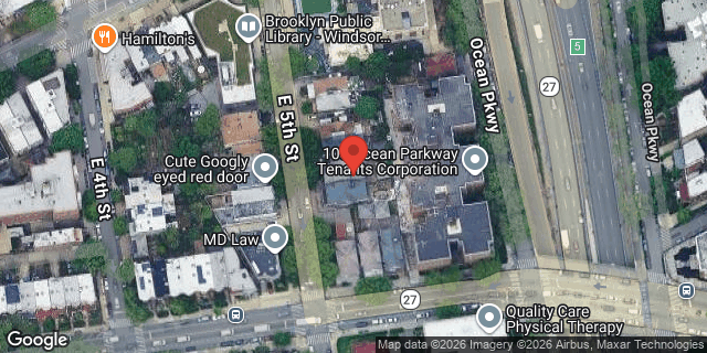 Aerial map of 181 EAST 5 STREET, Brooklyn