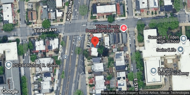 Aerial map of 349 EAST 56 STREET, Brooklyn