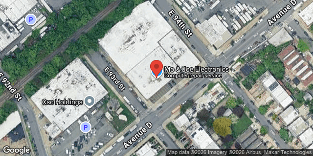 Aerial map of 9301 AVENUE D, Brooklyn