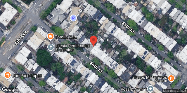 Aerial map of 433 46 STREET, Brooklyn