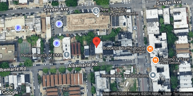 Aerial map of 2903 ALBEMARLE ROAD, Brooklyn