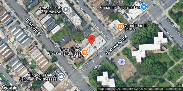 Aerial map of 10309 GLENWOOD ROAD, Brooklyn