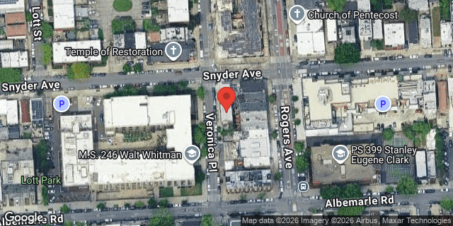 Aerial map of 73 VERONICA PLACE, Brooklyn