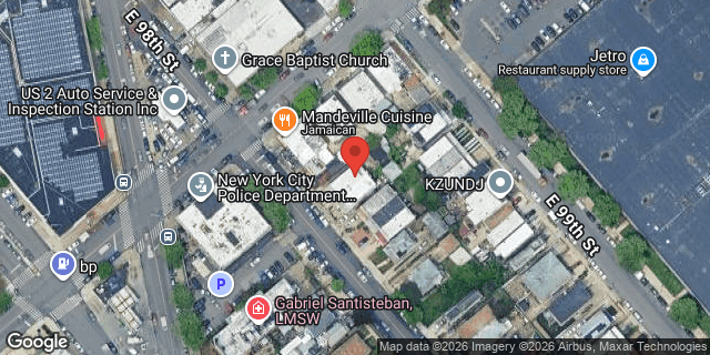 Aerial map of 897 EAST 98 STREET, Brooklyn