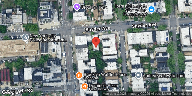 Aerial map of 3014 SNYDER AVENUE, Brooklyn