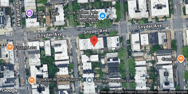 Aerial map of 3110 SNYDER AVENUE, Brooklyn