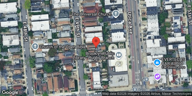 Aerial map of 533 EAST 49 STREET, Brooklyn