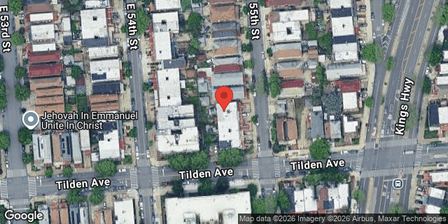 Aerial map of 372 EAST 55 STREET, Brooklyn