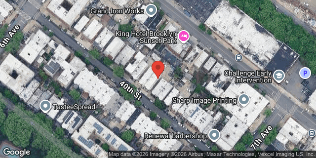 Aerial map of 645 40 STREET, Brooklyn