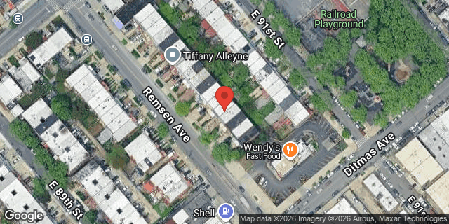 Aerial map of 777 REMSEN AVENUE, Brooklyn