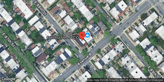 Aerial map of 8803 AVENUE B, Brooklyn